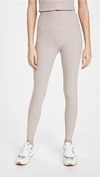 Beyond Yoga Caught In The Midi Space-dye High-waisted Legging In Beige