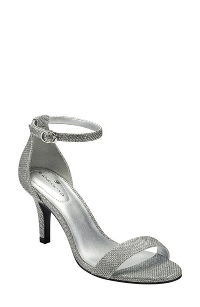 Bandolino Madia Ankle Strap Sandal In Silver