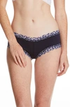 Hanky Panky Paisley Hipster Panties In Navy/ Leo Leopard