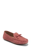 Aerosoles Bowery Loafer In Pink Suede