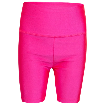 Nike Little Kids' High-waisted Shorts In Pink/white