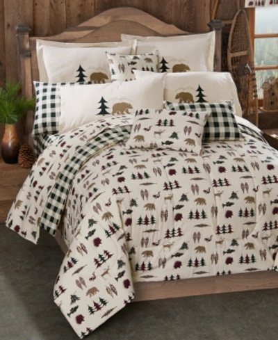 Karin Maki True Grit Northern Exposure Queen Comforter Set Bedding In Multi