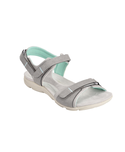 Easy Spirit Lake3 Sporty Sandals Women's Shoes In Medium Grey