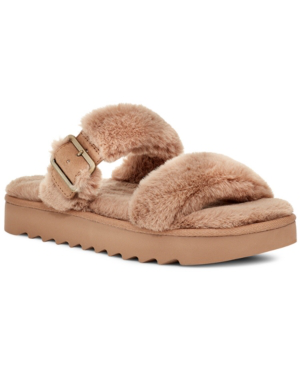 Koolaburra By Ugg Women's Furr-ah Slipper Sandals Women's Shoes In Blk |  ModeSens