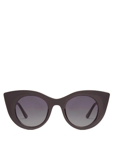 Thierry Lasry Hedony Cat-eye Acetate Sunglasses In Black