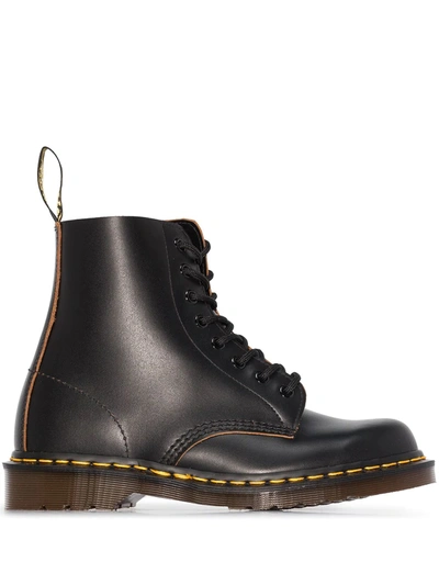 Dr. Martens Vintage 1460 Black Leather Ankle Boots