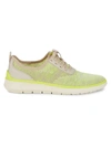 Cole Haan Generation Zerogrand Stitchlite Sneaker In White/gray/safety Yellow