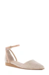 Seychelles Plateau Ankle Strap Flat In Natural Linen