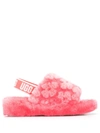 Ugg Women's Fluff Yeah Slipper Slides In Pink