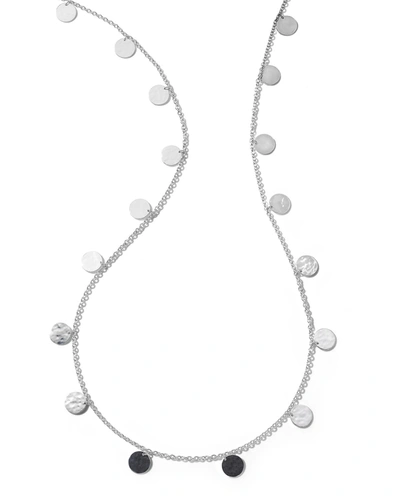 Ippolita Women's 925 Classico Sterling Silver Crinkle Paillette Long Necklace