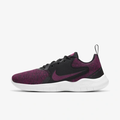 Nike Flex Experience Run 10 Women's Road Running Shoes In Black,dark Smoke Grey,iron Grey,fireberry