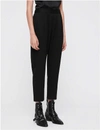 Allsaints Aleida Tapered Woven Trousers In Black
