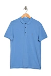 Allsaints Reform Slim Fit Polo Shirt In Atlantic Blue