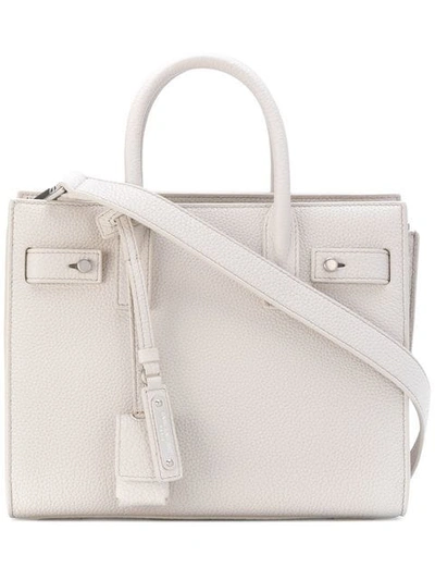 Saint Laurent Baby Sac De Jour Souple Tote - Neutrals In Neutrals