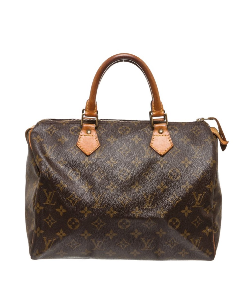Louis Vuitton Pre Owned - Monogram Canvas Leather Speedy 30 Cm Bag&#39; In Brown | ModeSens