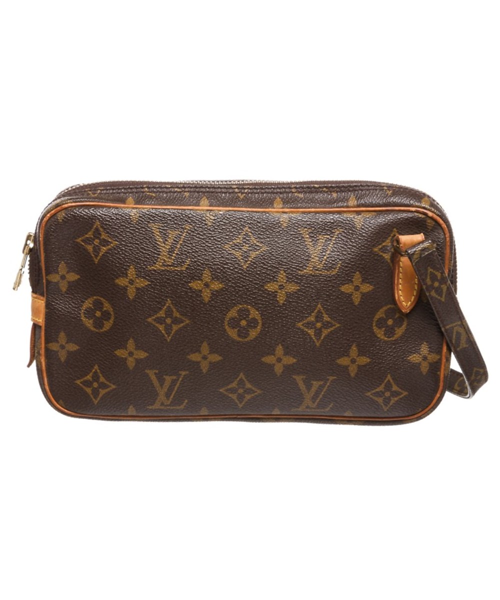 Louis Vuitton Pre Owned - Monogram Canvas Leather Marly Crossbody Bag&#39; In Brown | ModeSens