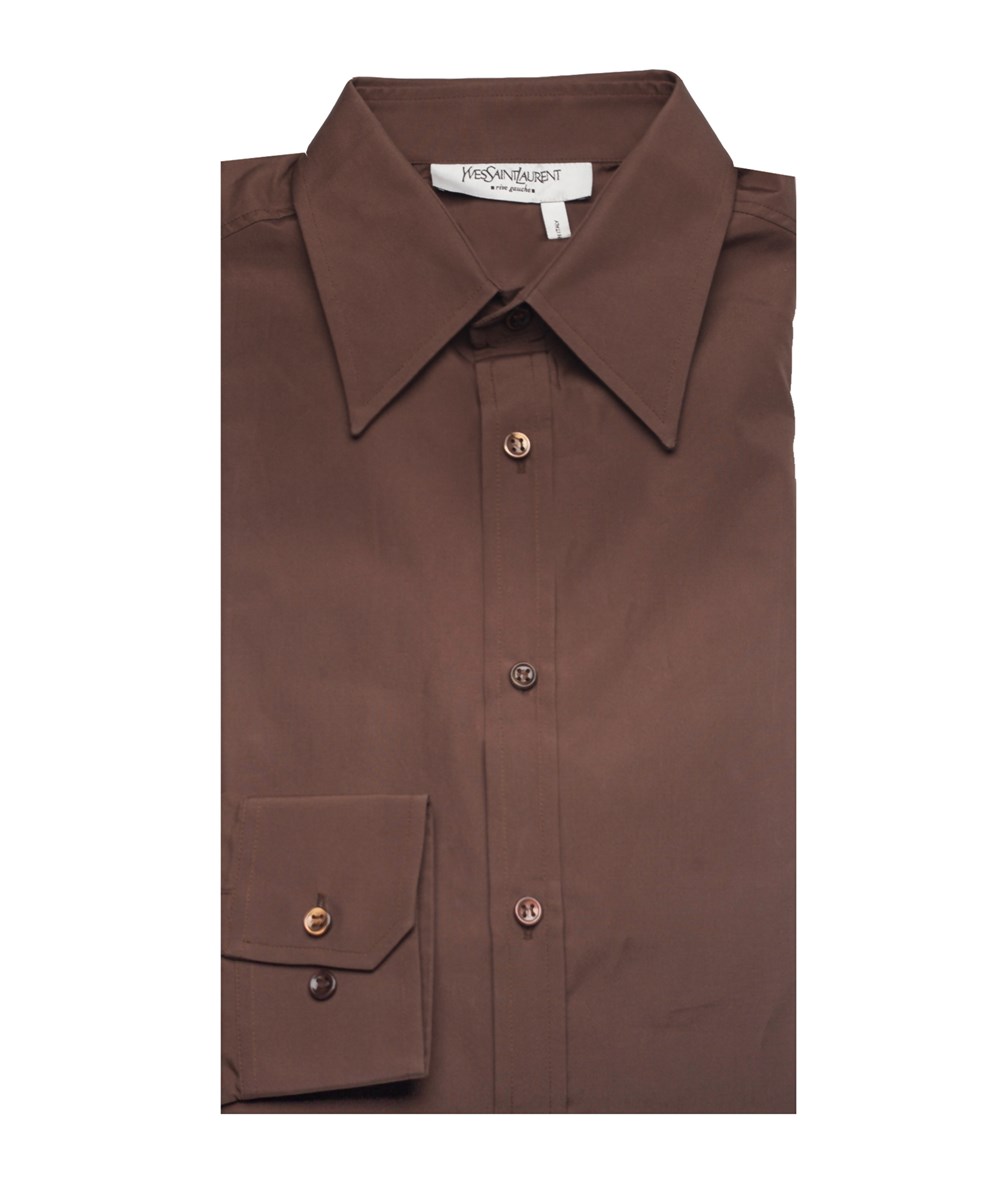 saint laurent collar shirt