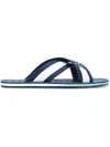 Jimmy Choo Branded Flip Flops - Blue