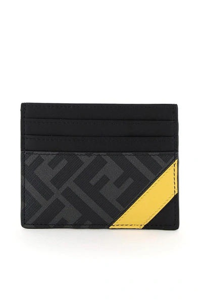 Fendi Ff Diagonal Cardholder In Multi