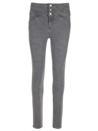 J Brand Annalie High Rise Skinny Leg Jeans In Grey