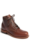 Wolverine '1000 Mile' Plain Toe Boot In Rust