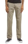 Vans Authentic Slim Fit Stretch Chinos In Vetiver