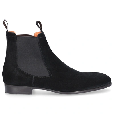 Santoni Chelsea Boots 13414 In Black