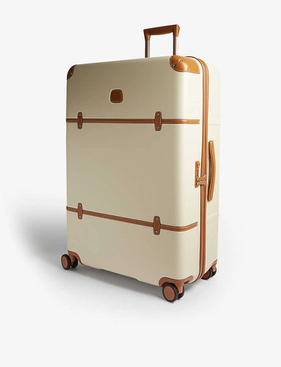 Bric's Brics Cream Bellagio Four-wheel Suitcase 82cm