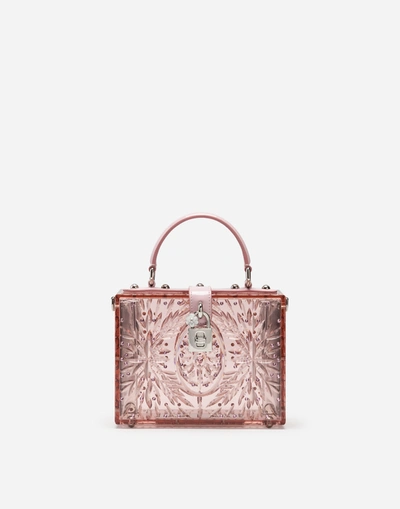 Dolce & Gabbana Dolce Box Bag In Cinderella Sint Glass