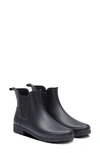 Hunter Refined Stitch Waterproof Chelsea Boot In Delta