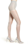 Natori Shimmer Sheer Tights In Silver