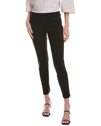 Lafayette 148 Acclaimed Stretch Pintuck Slim City Pant In Black