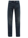 Frame L'homme Slim Fit Five-pocket Twill Pants In Navy