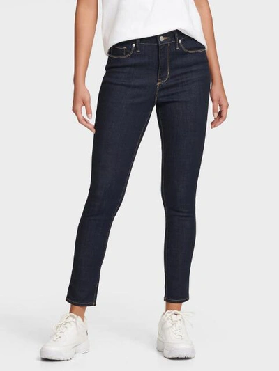 Donna Karan Dkny Women's High-rise Skinny Jeans - In Dark Indigo Rinse