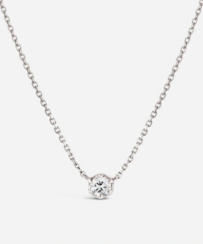 Dinny Hall 18ct White Gold Elyhara Diamond Pendant Necklace