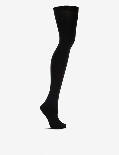 Wolford Womens Black Fatal 80 Seamless Stay-up Stretch-jersey Stockings
