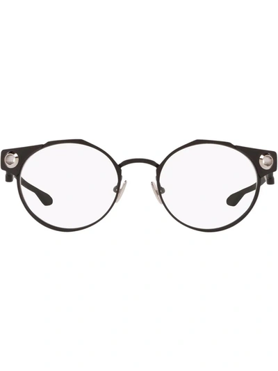Oakley Deadbolt Round-frame Glasses In Black