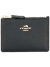Coach Compact Logo Cardholder In Black