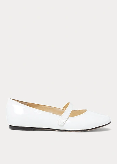 Polo Ralph Lauren Kids' Alyssa Leather Mary Jane In Black Patent Leather
