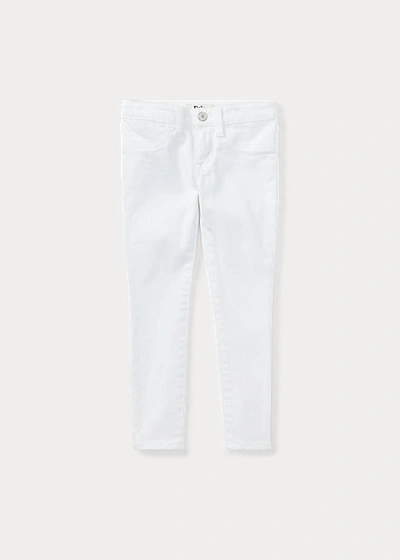 Polo Ralph Lauren Kids' Aubrie Denim Legging In White