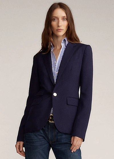 Ralph Lauren Parker Cashmere Jacket In Navy