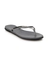 Havaianas You Metallic Logo-embossed Rubber Flip Flops In Steel Grey