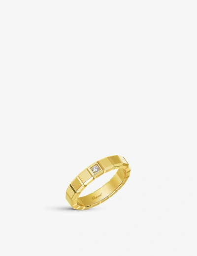 Chopard Ice Cube Pure 18-carat Yellow-gold Ring In Yellow Gold