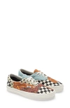 Vans Ua Era Low Top Sneaker In Black/ True White Patchwork