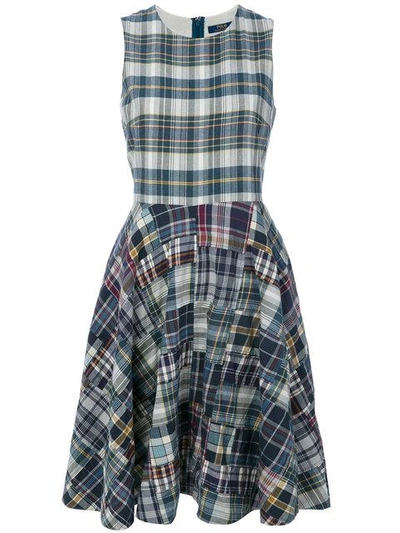 Polo Ralph Lauren Sleeveless Cotton Dress In Patchwork