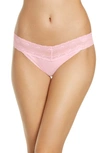 Natori Bliss Perfection Thong In Pink Mist