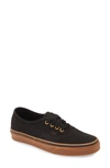 Vans Authentic Sneaker In Black/ Rubber