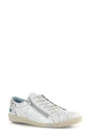 Cloud Aika Print Sneaker In Iris White Leather