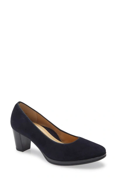 Ara Ophelia Pump In Blue Suede