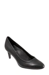 Trotters Babette Pump In Black Leather